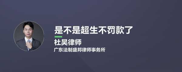 深圳市超生罚款多少（深圳市超生罚款多少钱一次）