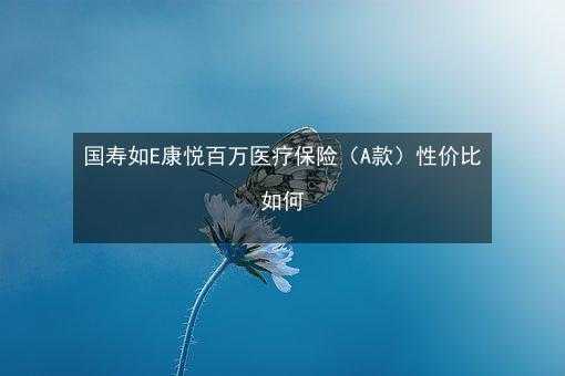 国寿康悦医疗保险怎么样？国寿康悦医疗保险a款