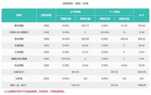 南京自己交社保多少钱（2020年南京自己交社保一月多少钱）