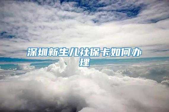 深圳新生儿医保卡没办可以先缴费吗？深圳新生儿医疗保险