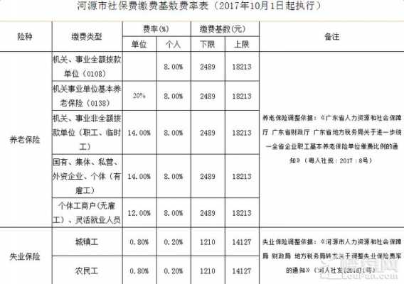 河源社保每月交多少钱（河源社保缴费标准）