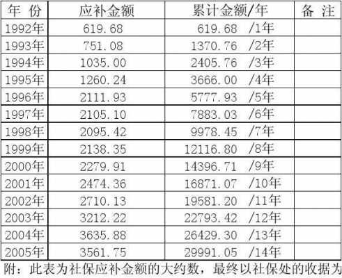 社保补交多少钱（一年社保补缴多少钱）